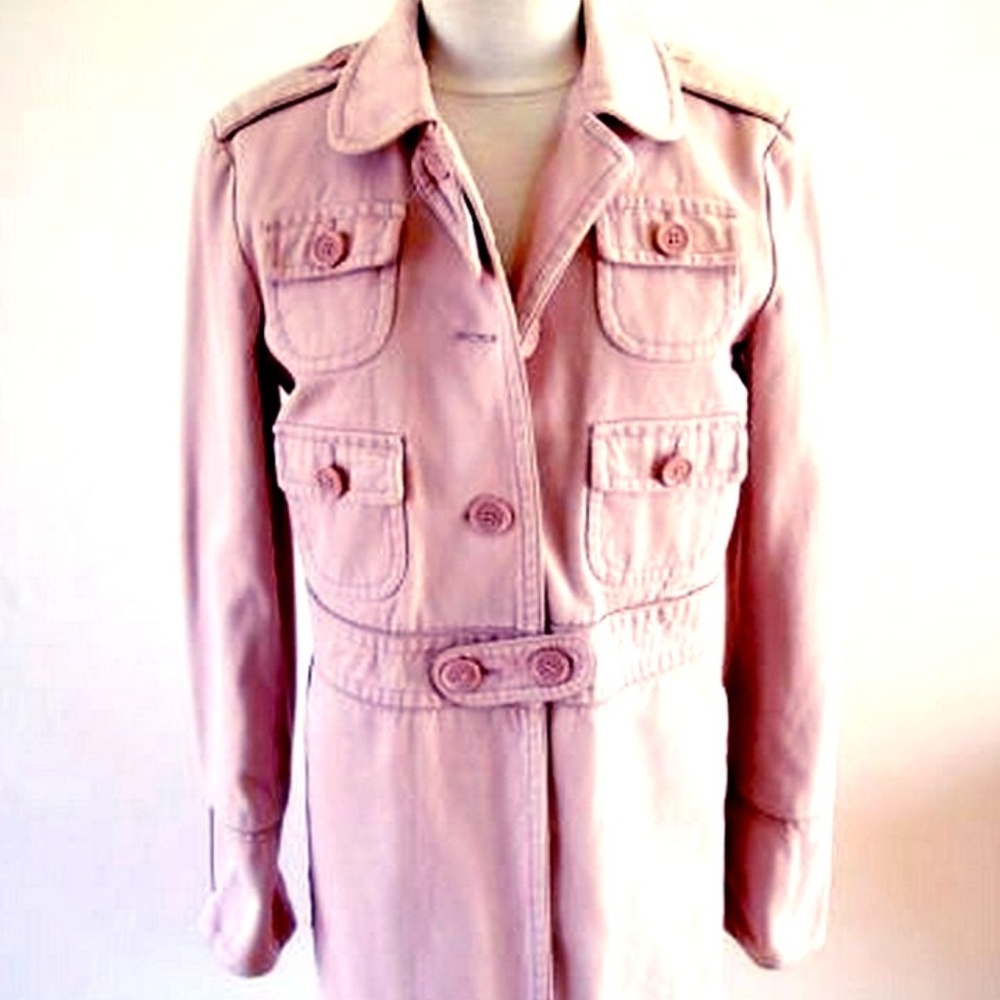 Marc Jacobs Military Jacket Trench Peacoat